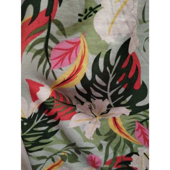 NWT Jamie & Layla Women Size Large Tropical Sleeveless Asymmetric Hem Midi Dress - Picture 3 of 7